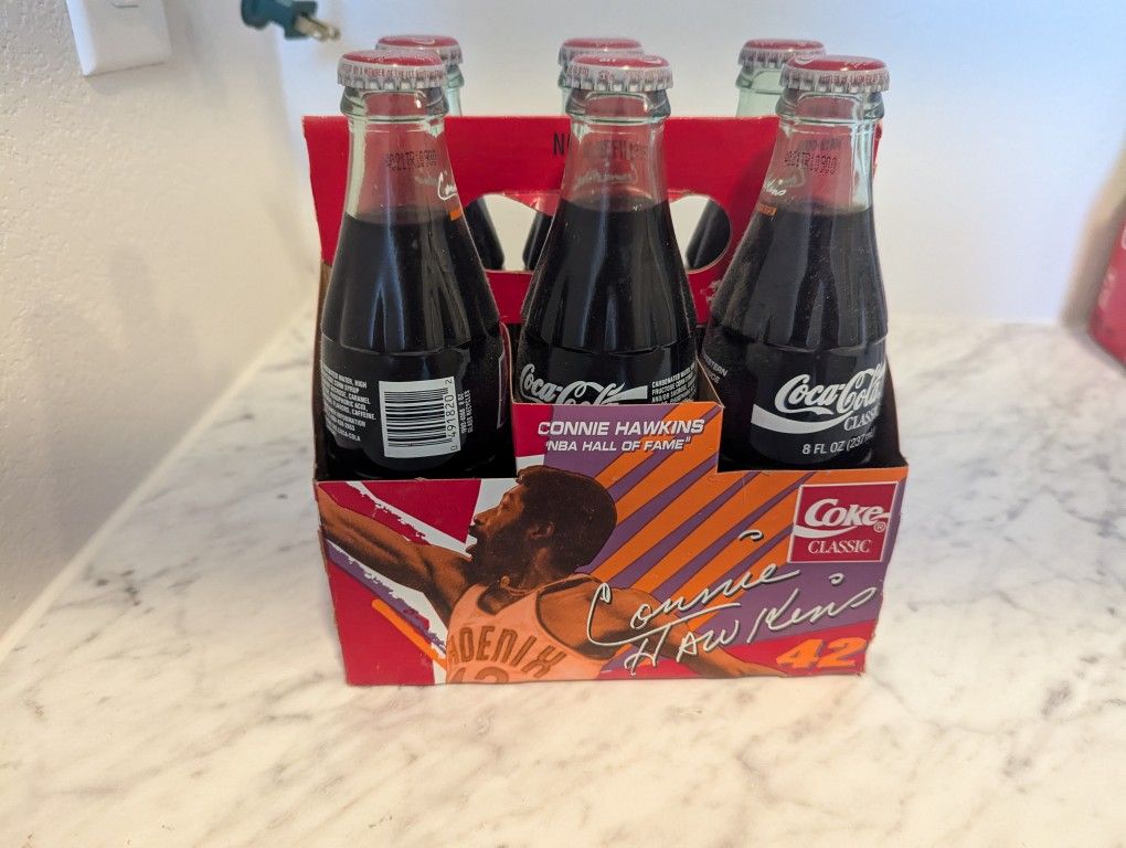 Connie Hawkins NBA Hall of Fame Collectible Coca-Cola