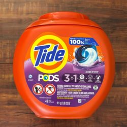 Tide Pods 3 In 1 Laundry Detergent: Spring Meadow  Scent; 42 Count