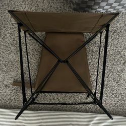 Tan Mini Camping Stool (No Brand Label Attached)