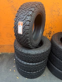 265/65R17 BF Goodrich Ko2 A/T High Tread Full Set of 4 Used Tires