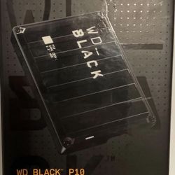 Western Digital WD - BLACK P10 4TB USB 3.2 Gen 1 Portable Gaming Hard Drive NEW