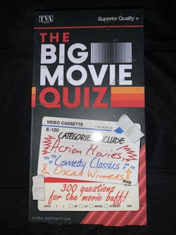 Brand new Movie Trivia Game / Puzzle