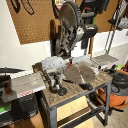 Craftsman 10” Compound Miter Saw/ Laser Trac