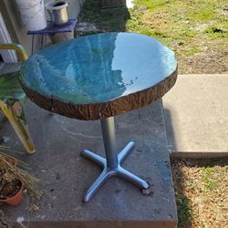 Epoxy Wood   Table