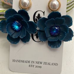 Clay Hand Made Earrings From New Zealand  