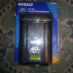 40v Kobalt 4.0 Ah Battery 