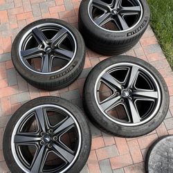 2021 2022 2023 OEM Ford Mustang Mach 1 takeoff base wheels & tires