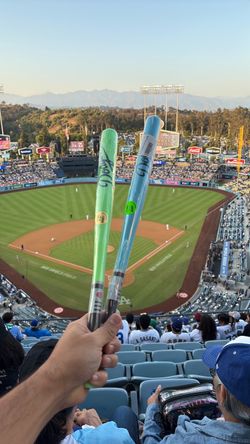 Lightsaber mini dodger bats and Grogu