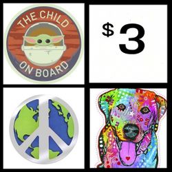 Car Decal Stickers /  Pegatinas de carro