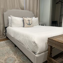 Full Bed Frame With Headboard