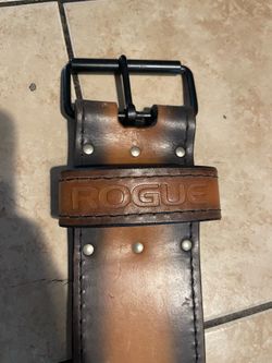 Rogue leather belt