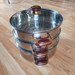 3- Tier Stainless Steam  Steamer 