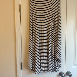 Chico’s Black & White striped skirt