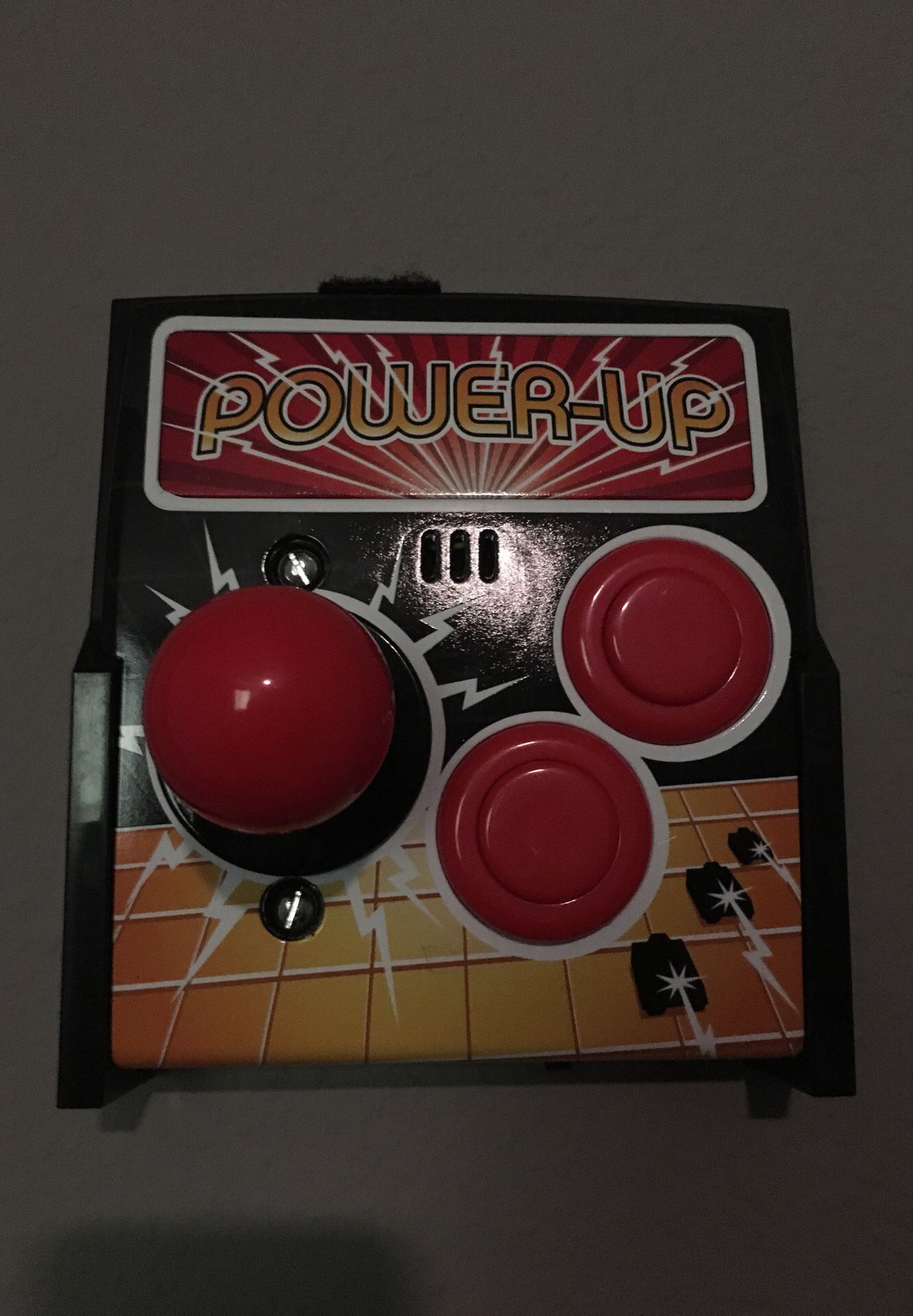Power-up joystick light switch panel video game sounds arcade retro