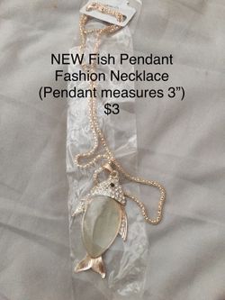 NEW Fish Fashion Pendant Necklace