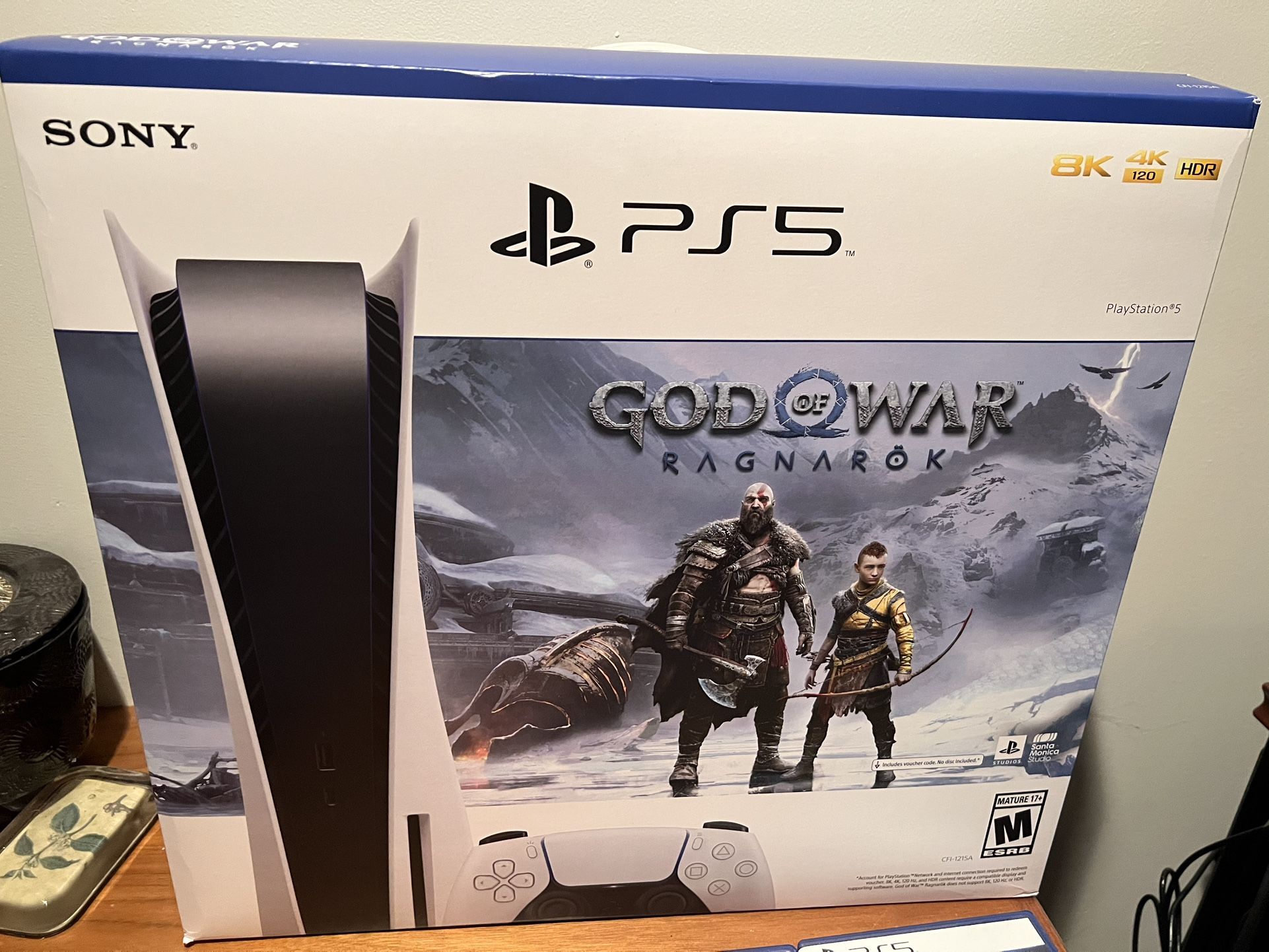 PS5 Bundle - Expanded Storage, 2 Controllers, Games