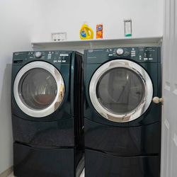 Emerald Green Maytag Washer Dryer–Tech Special