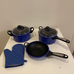 6 pice kids Pots & Pan set