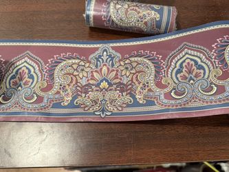 Vintage Wallpaper D.W. Wallcovering Abstract Floral Design 4 Rolls Prepasted