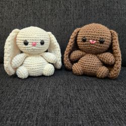 Handmade Crocheted Bunnies