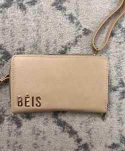 BEIS Travel Wallet In Beige