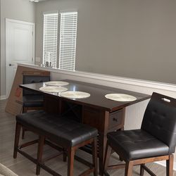 Dining room bar top table