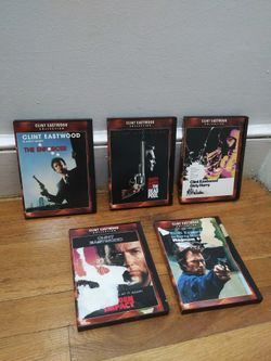 The Dirty Harry Series-Clint Eastwood Collection 5 Films Used DVDs In Great Condition