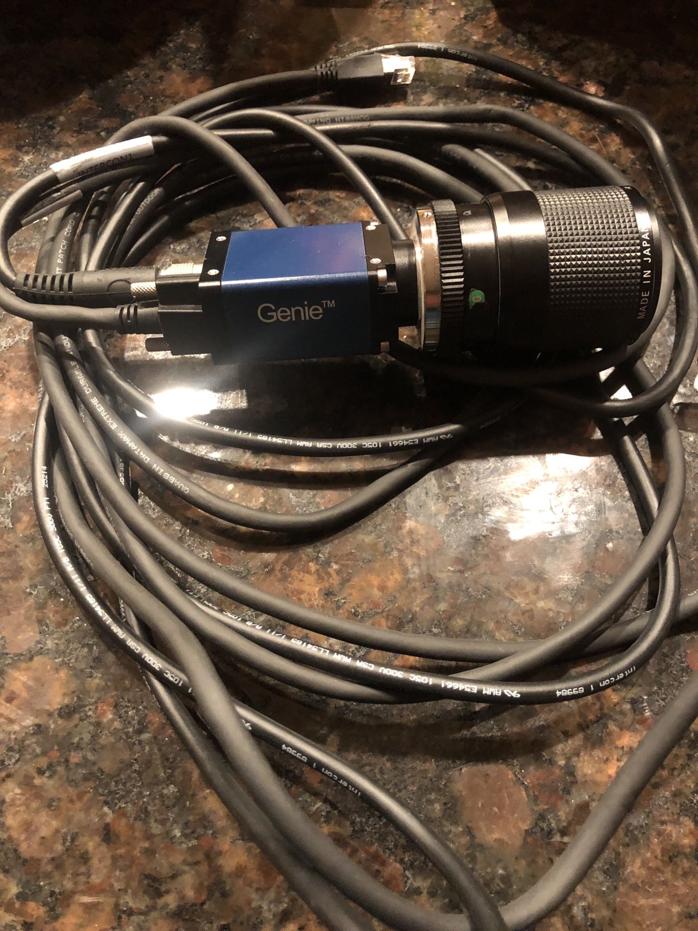 teledyne dalsa genie CR-GM00-M1600 with computar telecentric 55mm Lens $3000 New