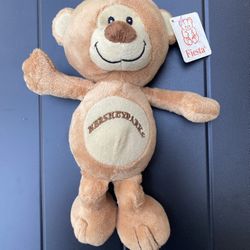 2006 Hershey Park Plush Souvenir Bear Brown Fiesta Brown 10” Hersheypark PA New