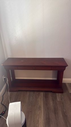 Wooden tv stand