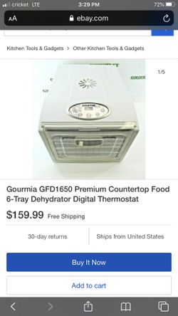 Gourmia dehydrator