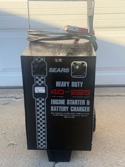 Sears Heavy Duty Engine Starter & Battery Charger