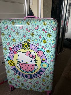 Hello Kitty Hard Shell Rolling Suitcase checking bag