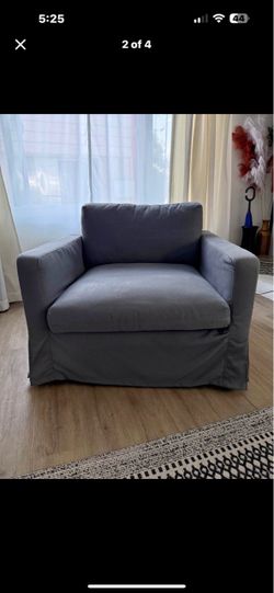World Market slipcover chair