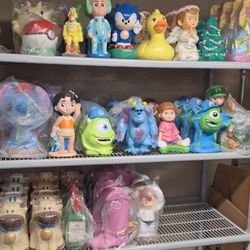 Piggy Banks Disney Characters Money Box 
