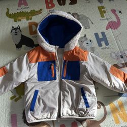 Old Navy reversible Sherpa toddler boy jacket