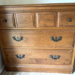 Matching Three Drawer Dresser, And Chest