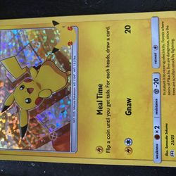 Pokémon Pikachu Card