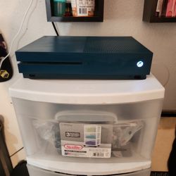 Blue Xbox One S 