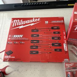 Milwaukee 10-Piece 1000V Insulated Screwdriver Set – Model 48-22-2210