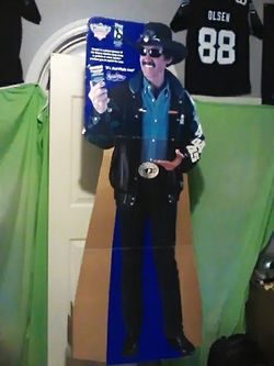 Richard Petty cardboard stand up, Goody's headache power advertising