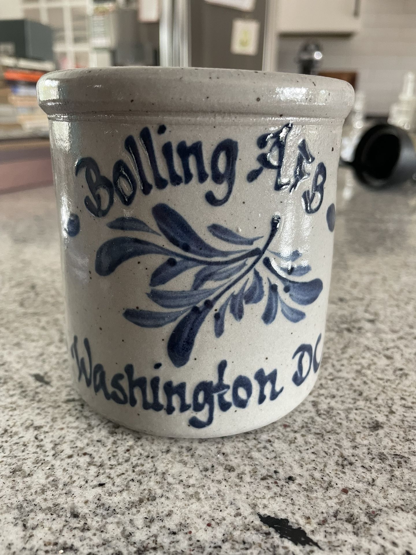 Bolling Air Force Base Ceramic Crock