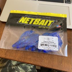 New Bag, Paca Chunk, Sapphire Blue 3 Inch Six Pack