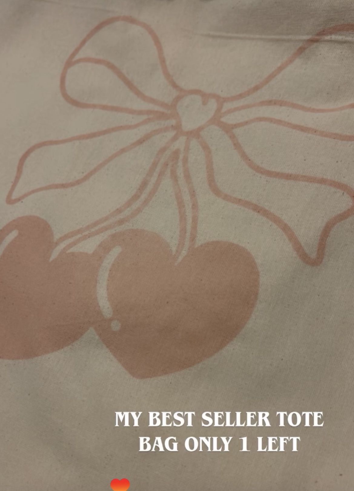 Tote Bag Cherry Dainty