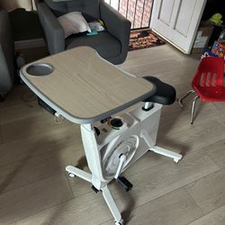 Exercise Bike With Desk