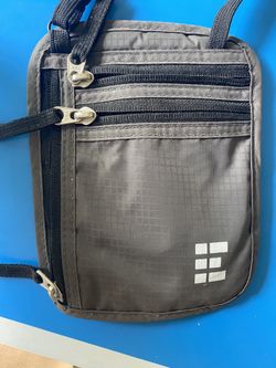 Zero Grid ~ Travel Neck Wallet with RFID Blocking Card Holders 