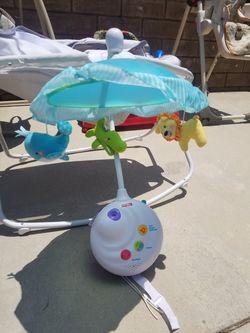 Fisher-price mounts on the crib carousel