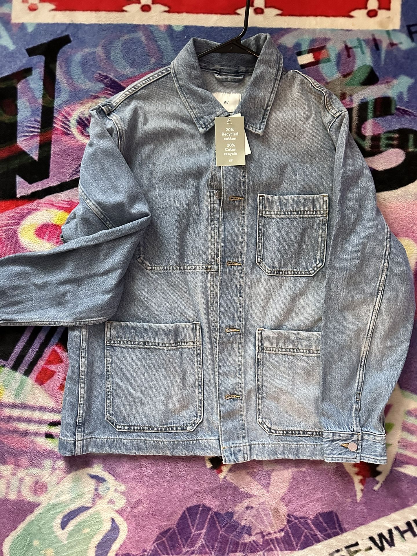 H&M Mens Denim Jacket 