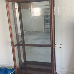 7 Foot Lighted Display Cabinet 