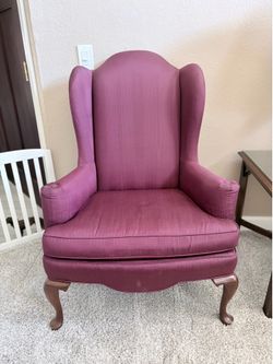 Ethan Allen Traditional Classics Queen Anne Wingback Chair